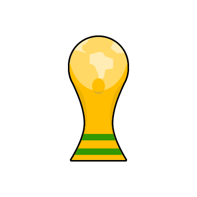 サッカーワールドカップのトロフィー Sozonomono